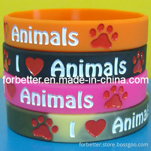 Debossed Silicone Wristband